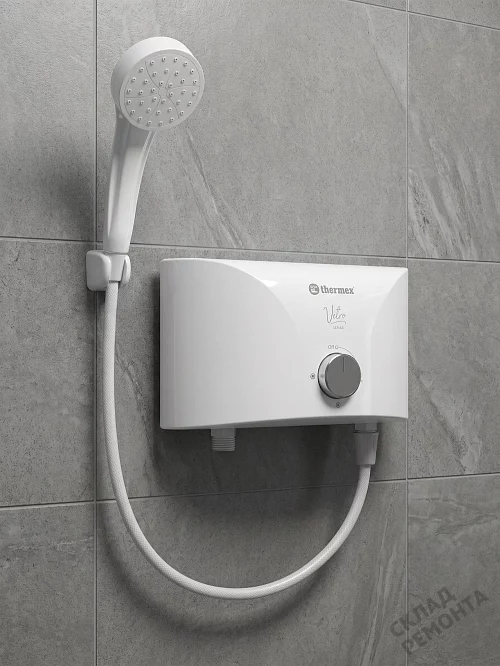 Фото Водонагреватель проточный Thermex Vetro 5500 shower л. – купить в Томске: цена, описание, фото. Интернет-магазин 1