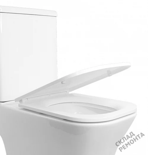 Фото Унитаз компакт напольный Calypso CS4852UQ-OK безободковый купить в Томске: цена, описание, фото. Интернет-магазин 4