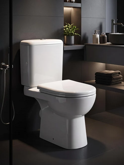 Фото Унитаз компакт напольный Roca Access 34P23800Y купить в Томске: цена, описание, фото. Интернет-магазин 1