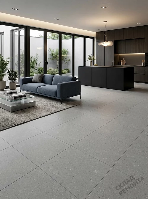 Фото Керамогранит матовый Gracia Ceramica Тренд серый 400*400*7 – купить в Томске: цена, описание, фото. Интернет-магазин 1