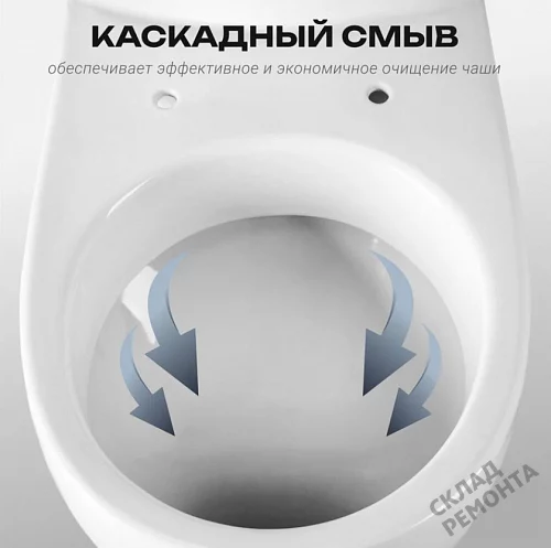 Фото Унитаз компакт напольный Santeri Ультра купить в Томске: цена, описание, фото. Интернет-магазин 3