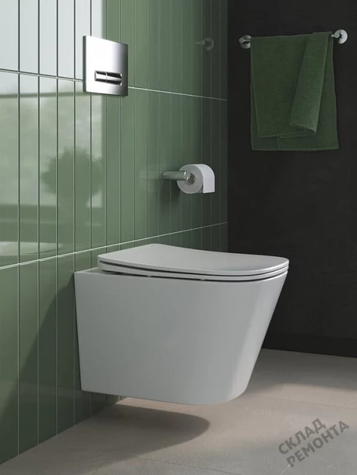 Фото Унитаз подвесной BelBagno Due 2.0 BB7107CHR/SC безободковый купить в Томске: цена, описание, фото. Интернет-магазин 1