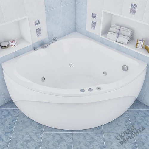 Фото Ванна акриловая Aquanet Fregate 120*120  купить в Томске: цена, описание, фото. Интернет-магазин 4