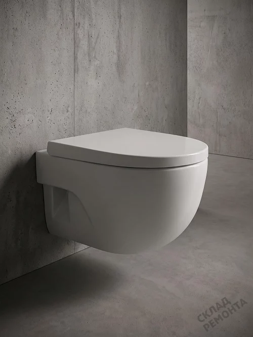 Фото Унитаз подвесной Roca Meridian Compact 346248000 купить в Томске: цена, описание, фото. Интернет-магазин 1