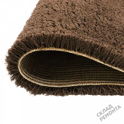 Фото Ковролин OZ Kaplan Gold Shaggy 01800A d. brown коричневый – купить в Томске: цена, описание, фото. Интернет-магазин 3