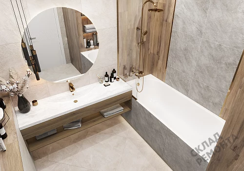 Фото Керамогранит матовый Alma Ceramica Риалто GFU04RLT04R бежевый 600*600*9 – купить в Томске: цена, описание, фото. Интернет-магазин 3