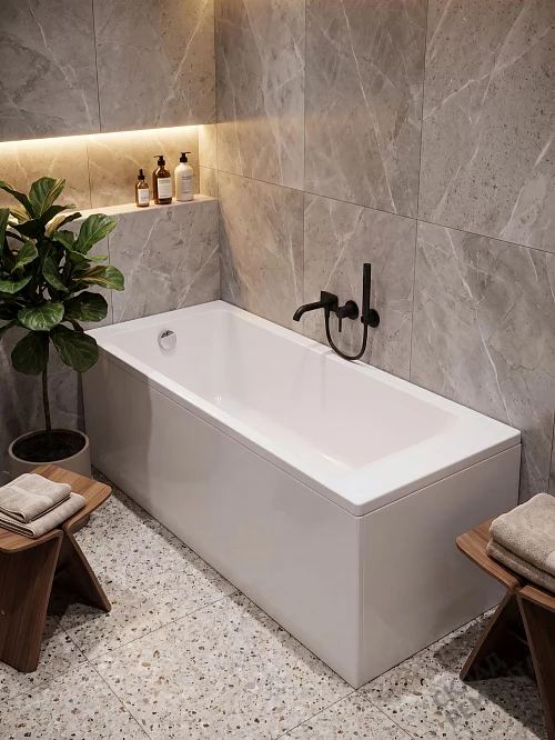 Фото Ванна акриловая Roca Easy ZRU9302904 без гидромассажа 150*70  купить в Томске: цена, описание, фото. Интернет-магазин 1