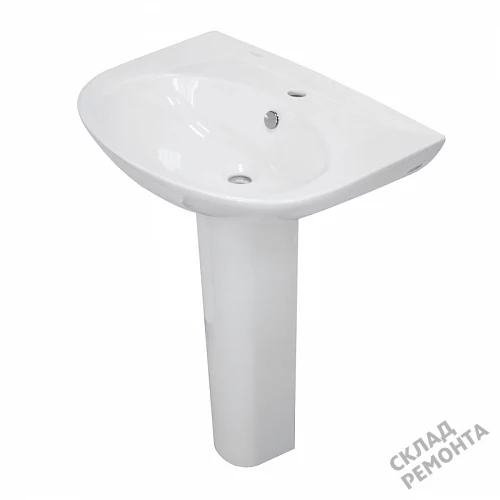 Фото Пьедестал для раковины Sanita Luxe Classic CLCSLWB01, белый купить в Томске: цена, описание, фото. Интернет-магазин 2