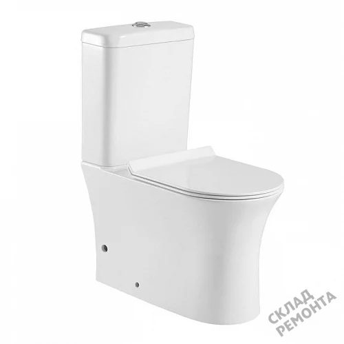 Фото Унитаз напольный Aquanet Roll-C 210764 безободковый купить в Томске: цена, описание, фото. Интернет-магазин 1