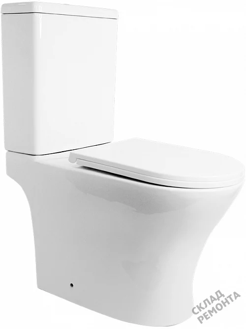 Фото Унитаз компакт напольный Calypso CS4851UQ-TK(OK) безободковый купить в Томске: цена, описание, фото. Интернет-магазин 2