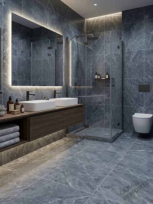 Фото Керамогранит матовый Diamond Ceramics 66N26 серый 600*600*9,5 – купить в Томске: цена, описание, фото. Интернет-магазин 1