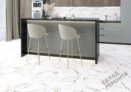Фото Керамогранит матовый Alma Ceramica Тренди GFU04TRD04R белый 600*600*9 – купить в Томске: цена, описание, фото. Интернет-магазин 2