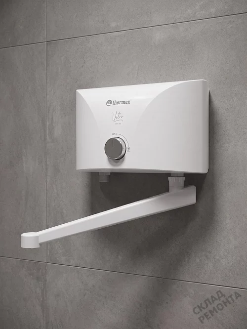 Фото Водонагреватель проточный Thermex Vetro 5500 tap л. – купить в Томске: цена, описание, фото. Интернет-магазин 1