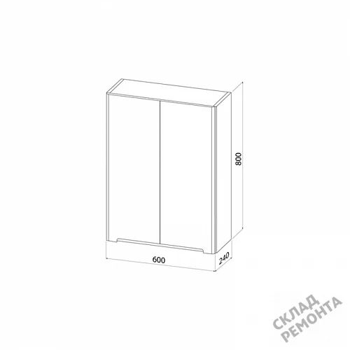 Фото Шкаф подвесной Iddis Эдифис EDI60W0i97, белый купить в Томске: цена, описание, фото. Интернет-магазин 5