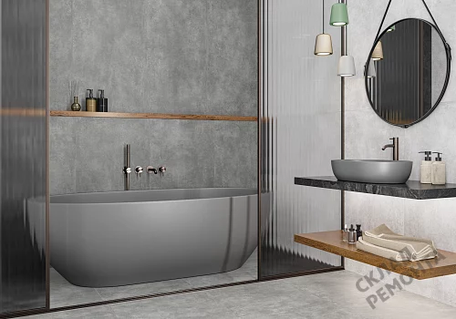 Фото Керамогранит матовый Alma Ceramica Тотем GFU60120TTM70R серый 1200*600*8,5 – купить в Томске: цена, описание, фото. Интернет-магазин 3