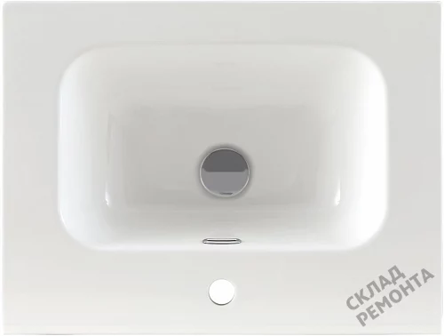 Фото Раковина на тумбу Aquanet Flat 60 (254363), 61 см купить в Томске: цена, описание, фото. Интернет-магазин 2