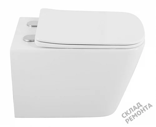 Фото Унитаз подвесной BelBagno Due 2.0 BB7107CHR/SC безободковый купить в Томске: цена, описание, фото. Интернет-магазин 3