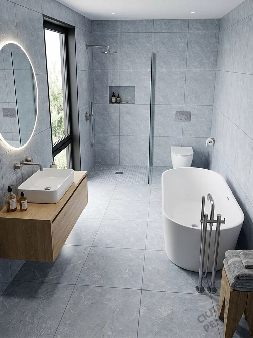 Фото Керамогранит матовый Diamond Ceramics 66N06 серый 600*600*9,5 – купить в Томске: цена, описание, фото. Интернет-магазин 1