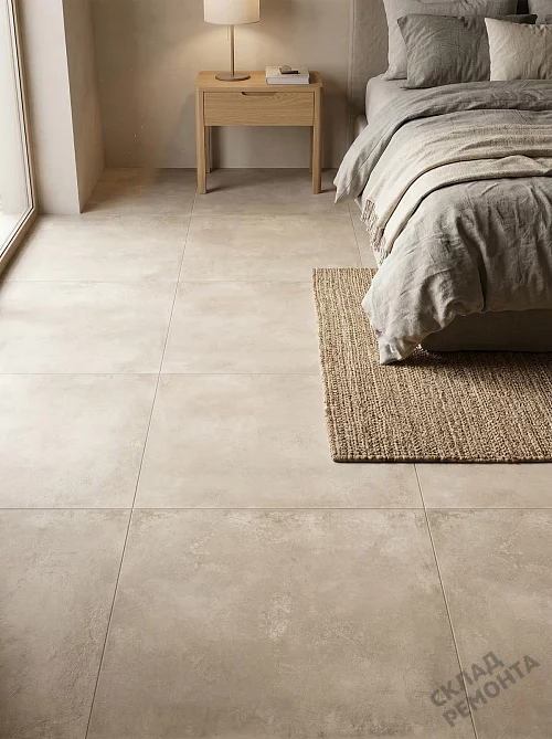 Фото Керамогранит матовый Alma Ceramica Тотем GFU6060TTM40R бежевый 600*600*9 – купить в Томске: цена, описание, фото. Интернет-магазин 1