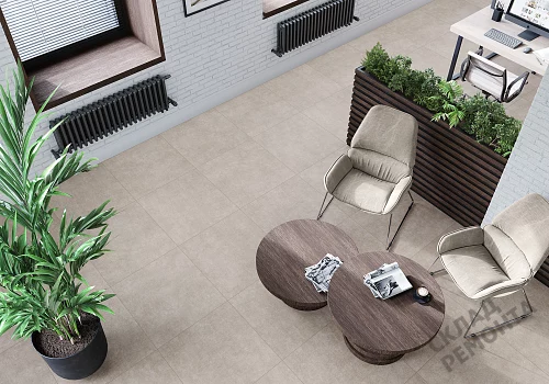 Фото Керамогранит матовый Alma Ceramica Берлин GFU04BLN70R коричневый 600*600*9 – купить в Томске: цена, описание, фото. Интернет-магазин 2
