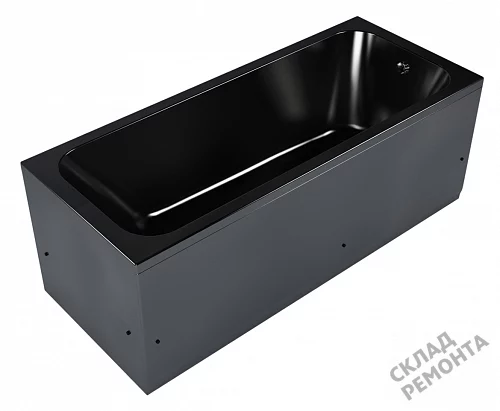 Фото Ванна акриловая Метакам Strict Black 150*70  купить в Томске: цена, описание, фото. Интернет-магазин 6