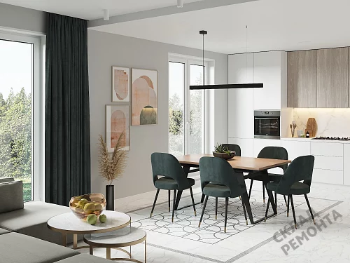 Фото Керамогранит матовый Lasselsberger Каррара Нова 6246-0106 белый 450*450*8 – купить в Томске: цена, описание, фото. Интернет-магазин 2